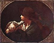 PIAZZETTA, Giovanni Battista Shepherd Boy ag oil painting on canvas
